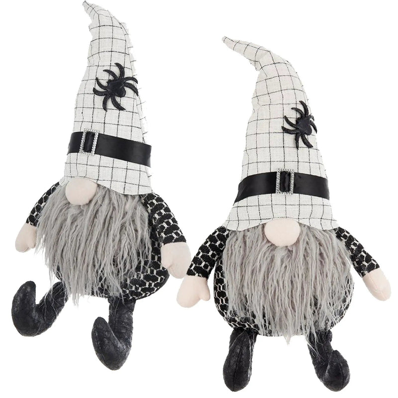 Sitting Gnome With Hat Spider, For Halloween Decor by Unique Piece Furniture