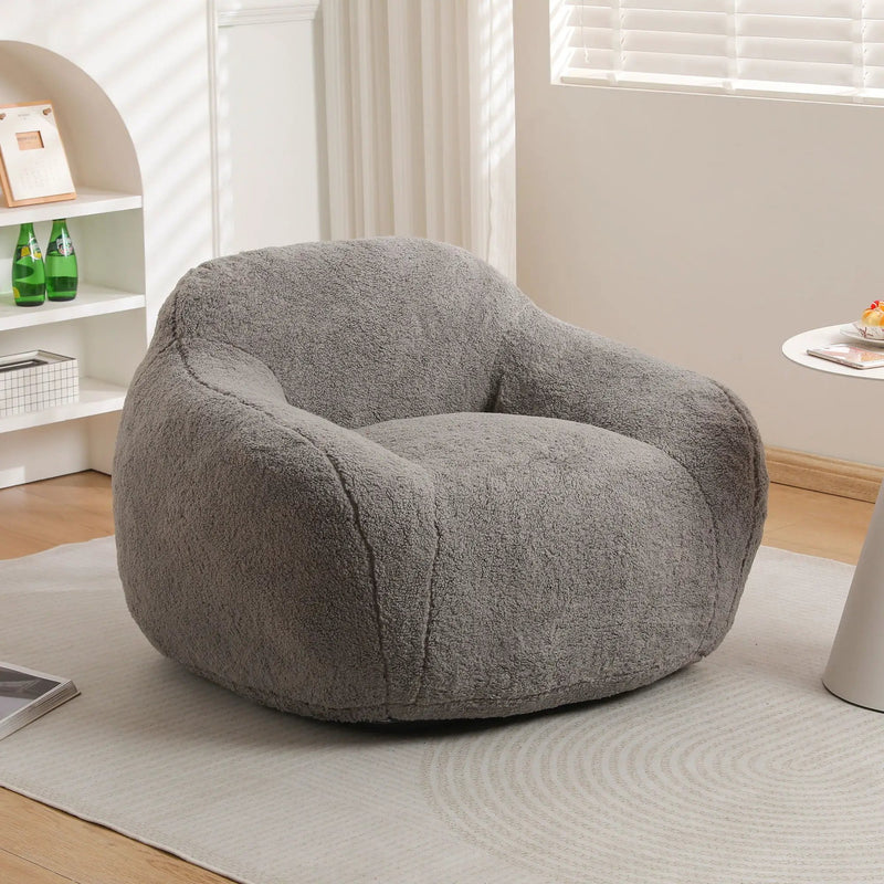 Giant Bean Bag Chair, Spacious Memory Foam With Armrests by HouseOfZazla