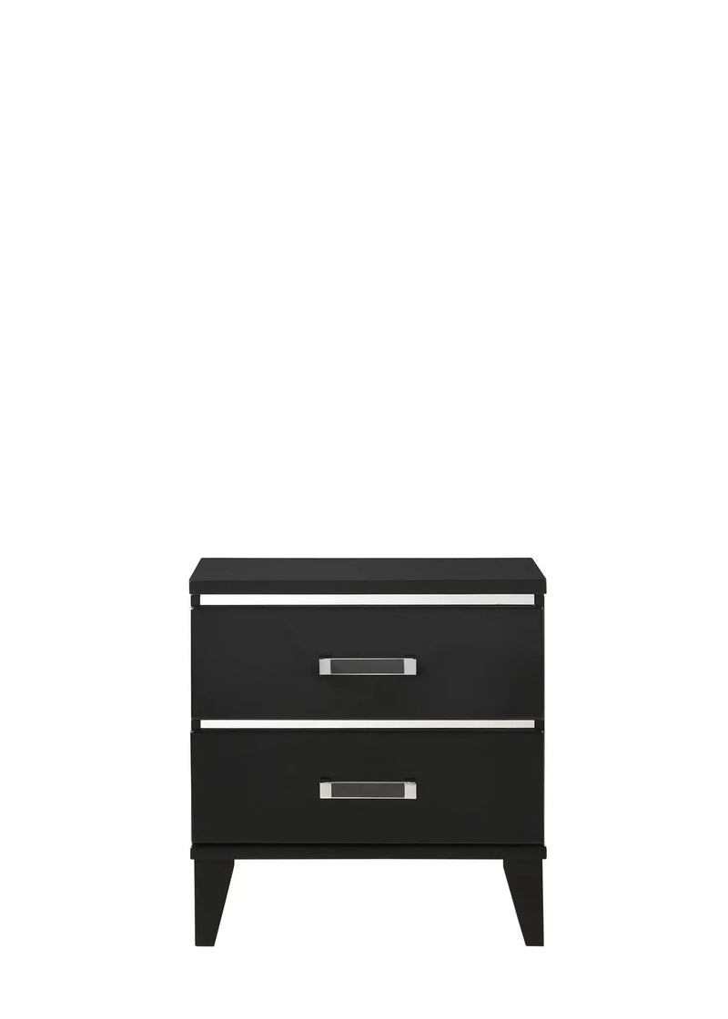 Chelsie - Nightstand - Black by HouseOfZazla