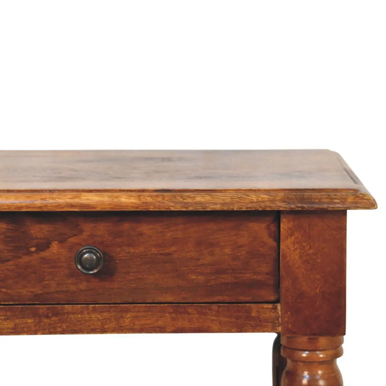 Turned Legs Drawer Table by HouseOfZazla