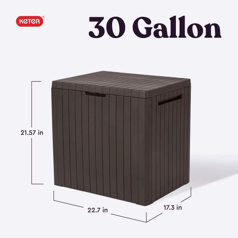 30 Gallon Resin Outdoor Storage Box by HouseOfZazla