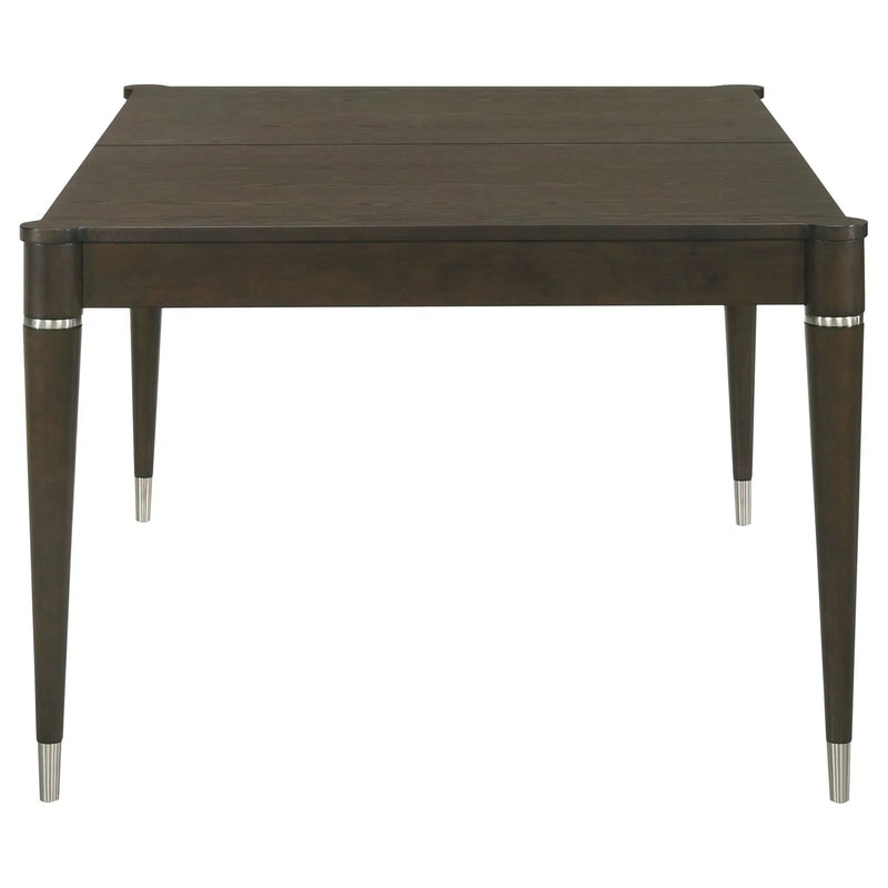 Reseda 81-inch Extension Leaf Dining Table Ash Brown by Unique Piece Furniture