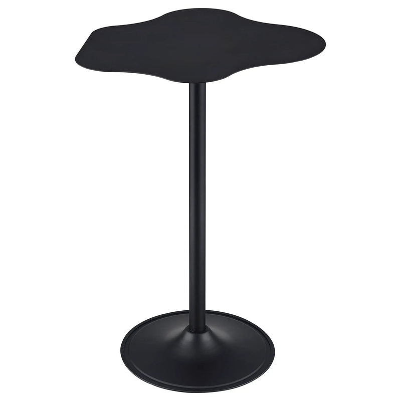 Fresno - Curved Cloud Shaped Bistro Bar Table Bar Table - Black