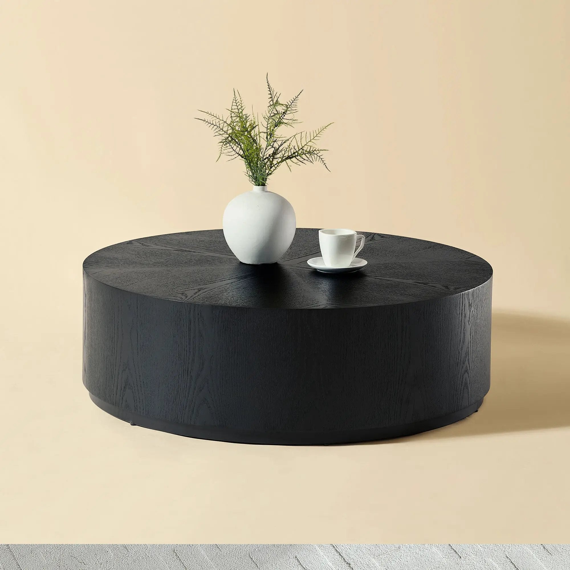 35.43 Inch Modern Round Coffee Table by HouseOfZazla