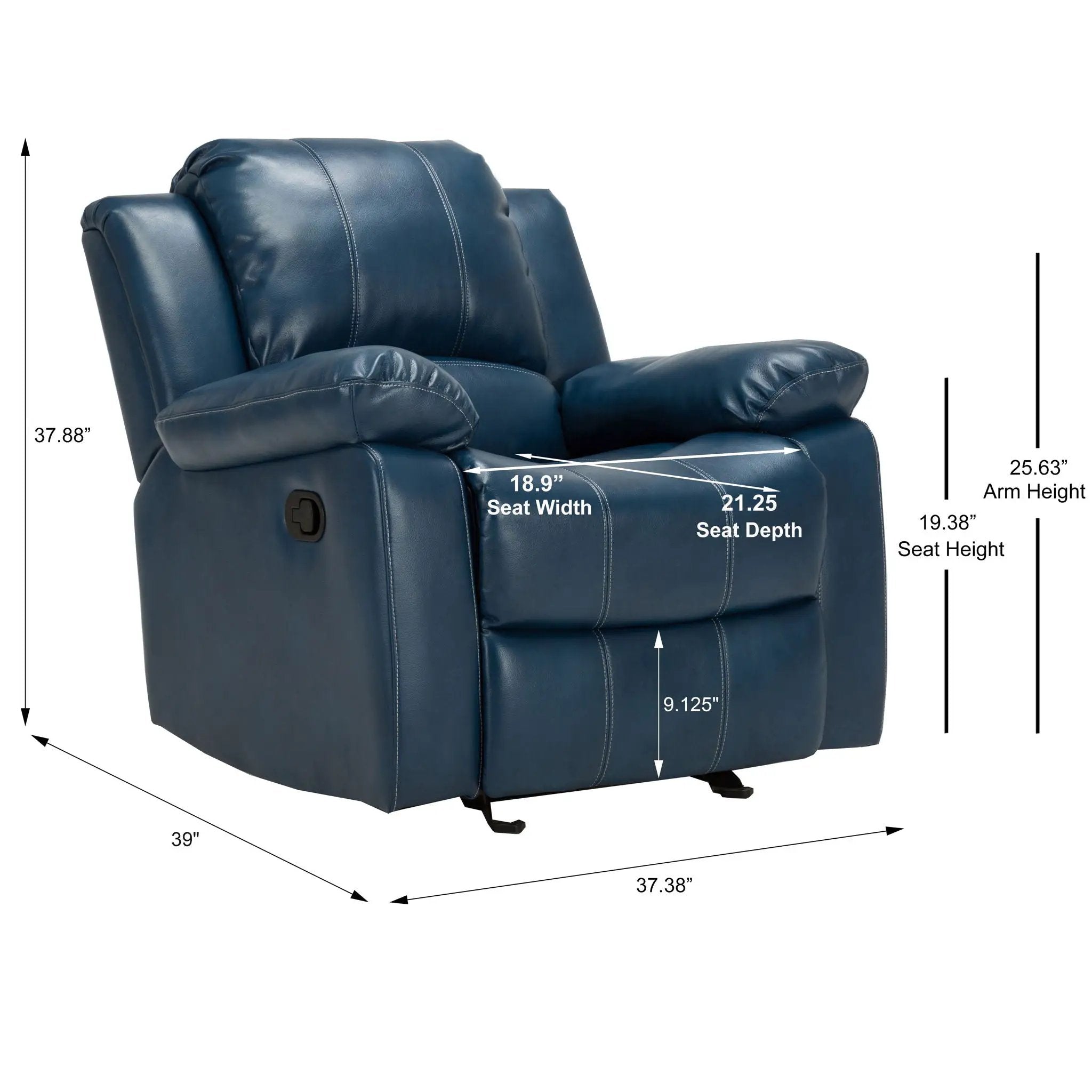 Charlotte - Glider Recliner With Classic Style by Unique Piece Furniture