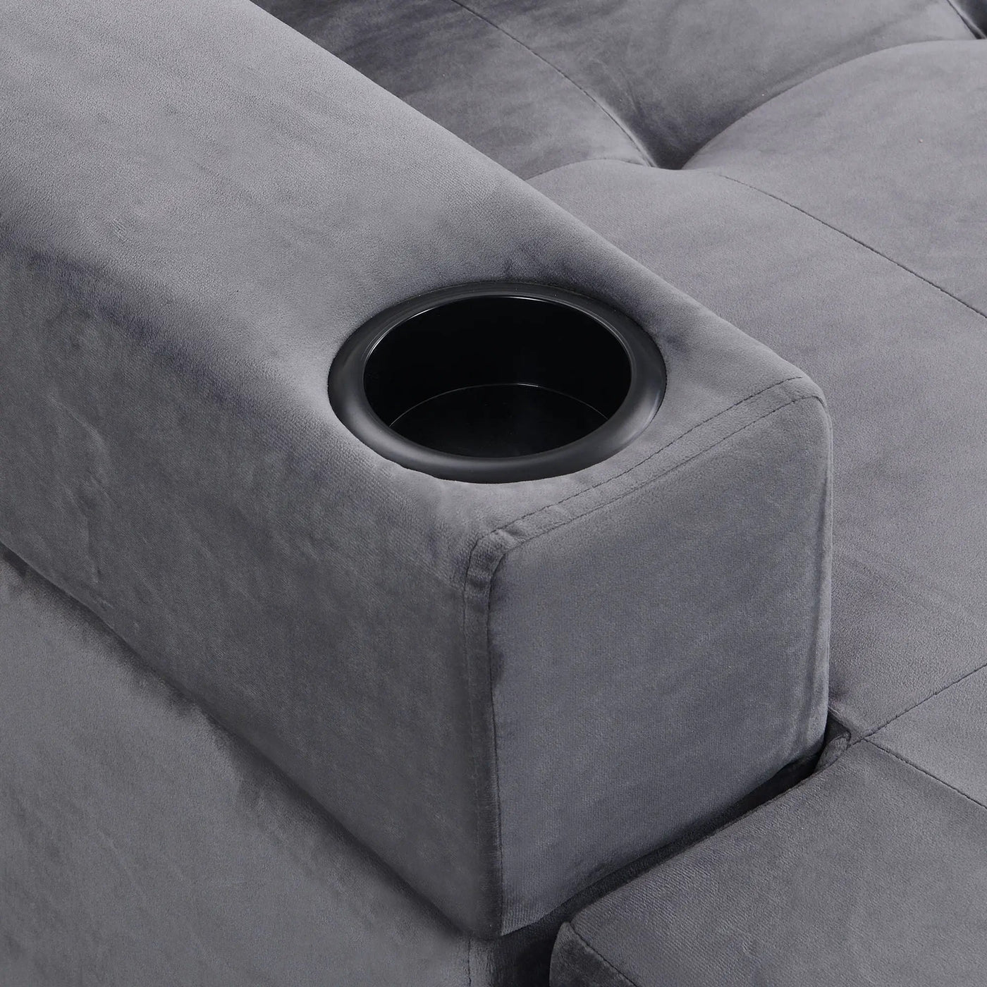 Modern Sectional Sofa Set With L Shape Chaise Lounge And Storage by HouseOfZazla
