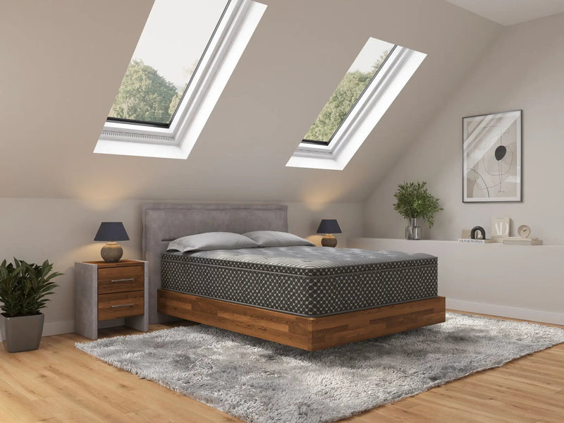 13" Quilted Eurotop Hybrid Mattress, Plush by Unique Piece Furniture