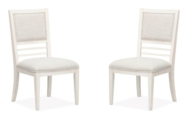 Echo Isles - Upholstered Side Chair (Set of 2) - Sea Pearl And Driftwood