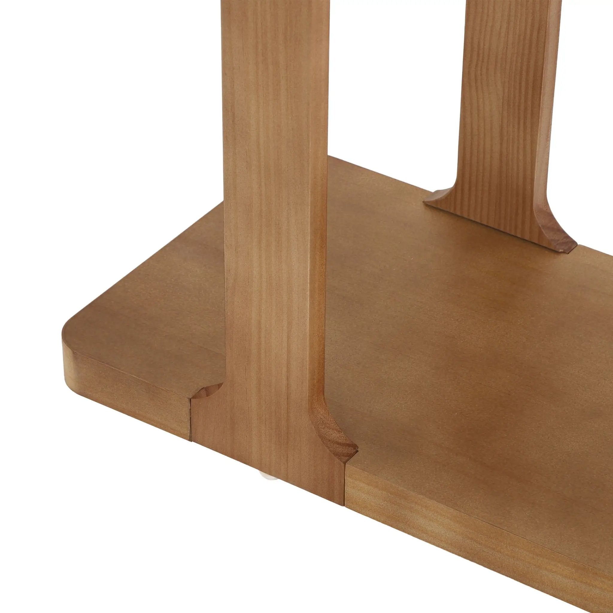 Console Table & Bottom Shelf - Walnut by HouseOfZazla