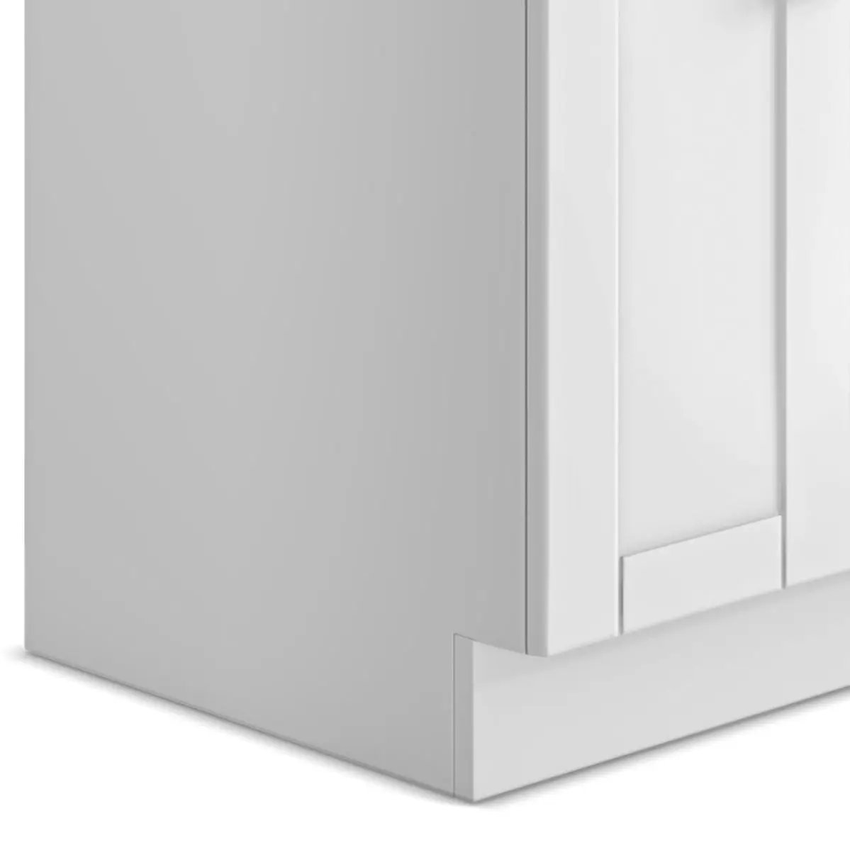 Shaker - Modern Wide, Laundry Cabinet With Faucet And Stainless Steel Sink by Unique Piece Furniture