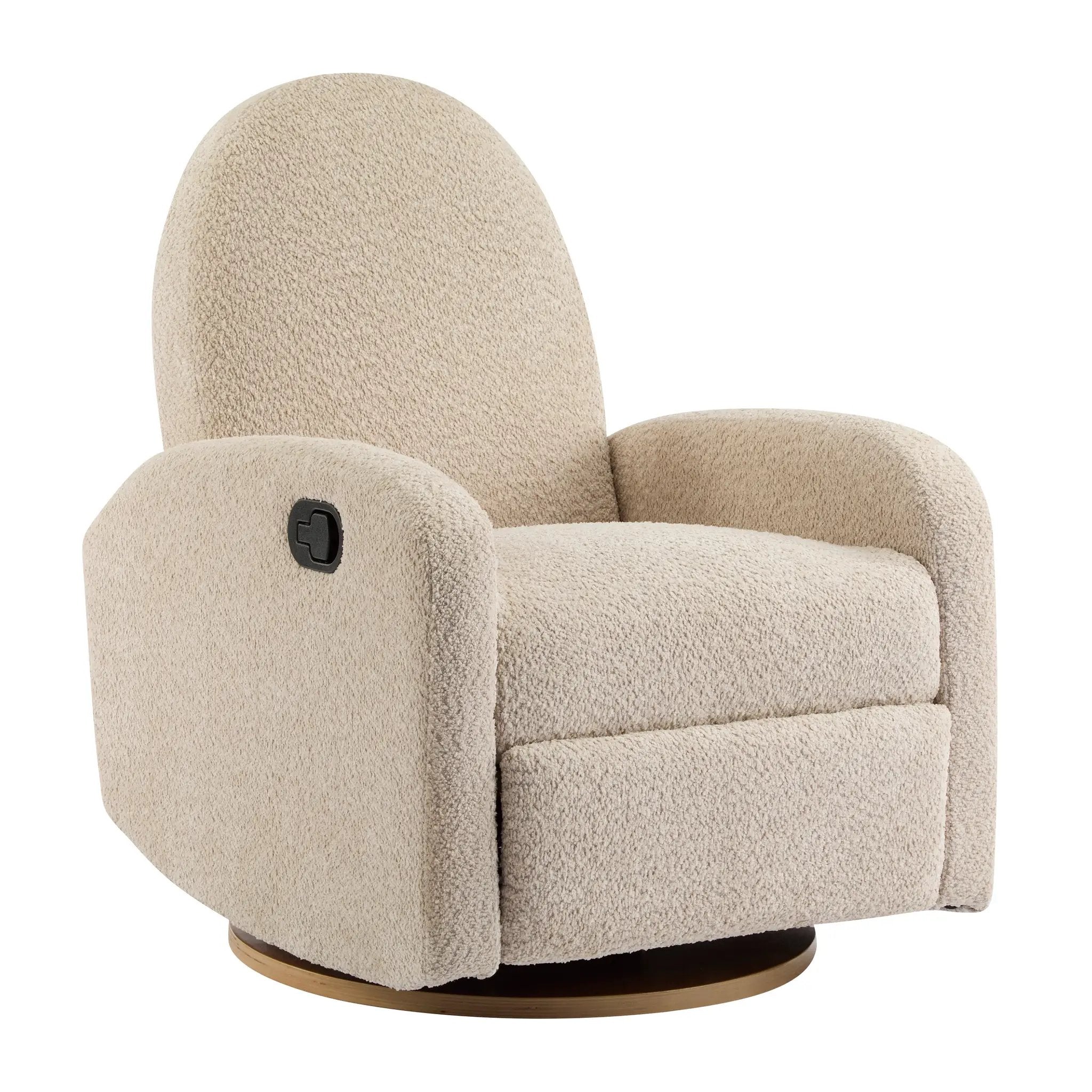 360 Swivel and Glider Recliner Chair - Almond by HouseOfZazla