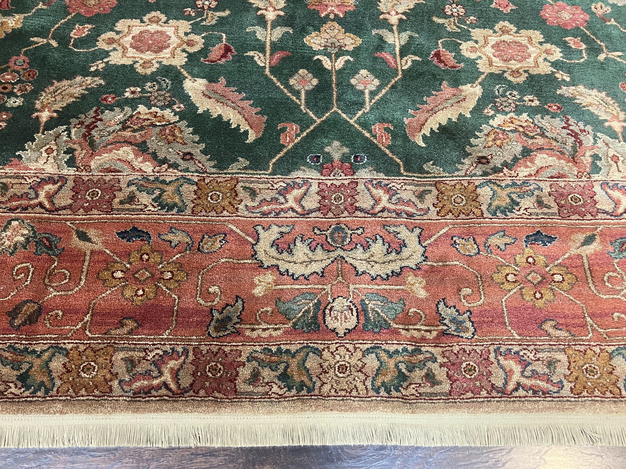 Karastan Rug 8.8 x 10 Samovar Teawash Agra #900-905, Vintage Wool Karastan Area Rug by Jewel Rugs