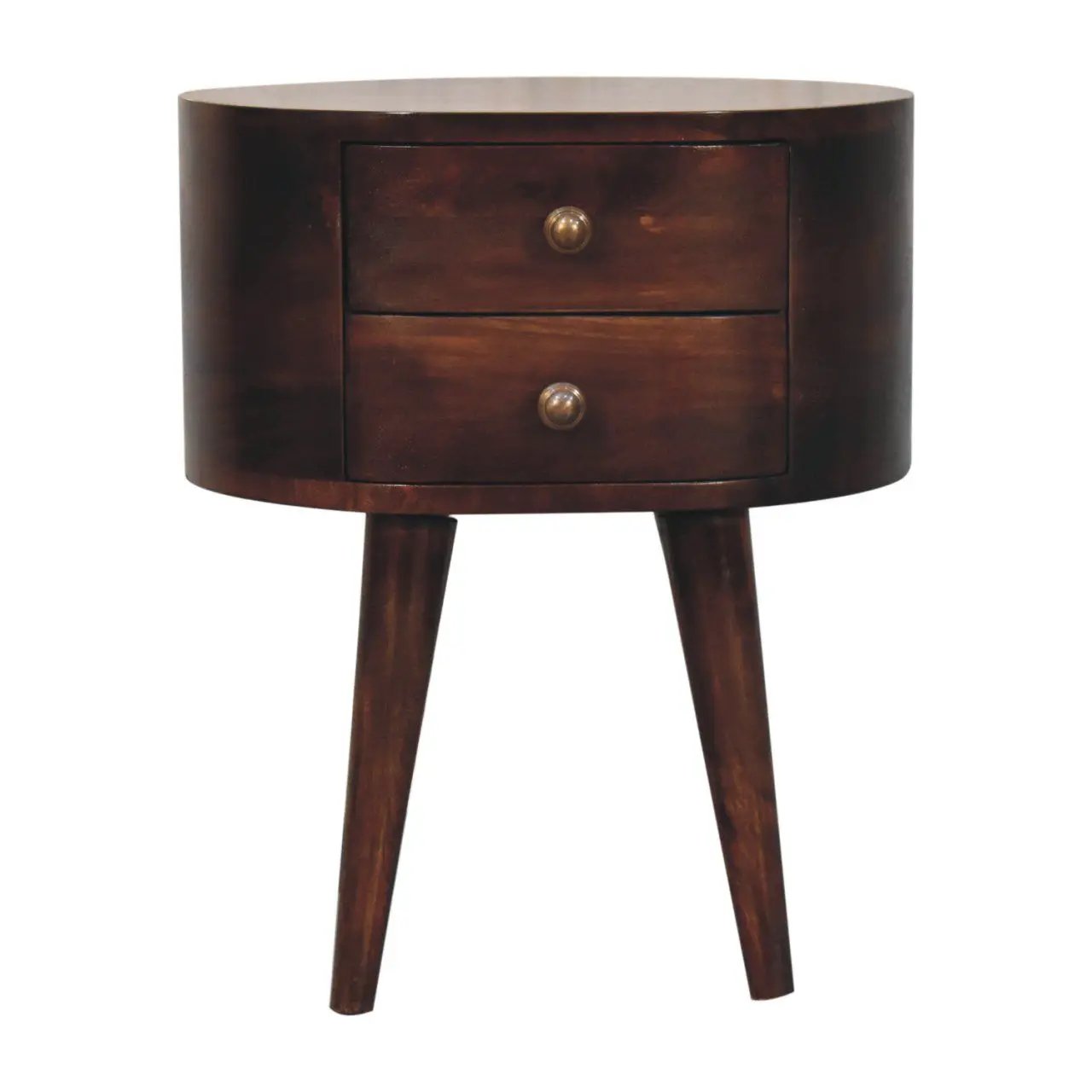 Rounded Bedside Table by Unique Piece Furniture