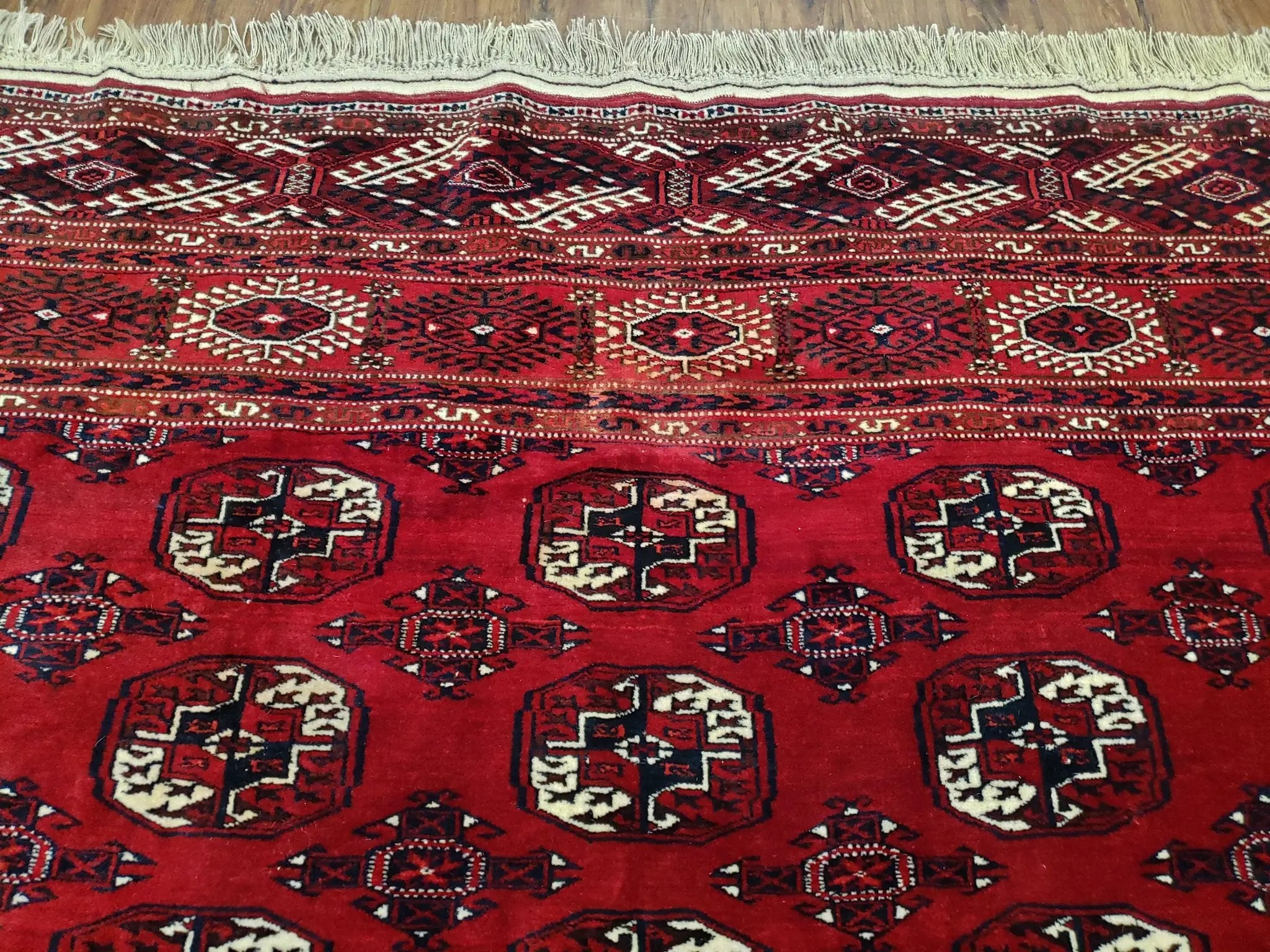 Persian Turkoman Rug 8 x 12.5 by Jewel Rugs