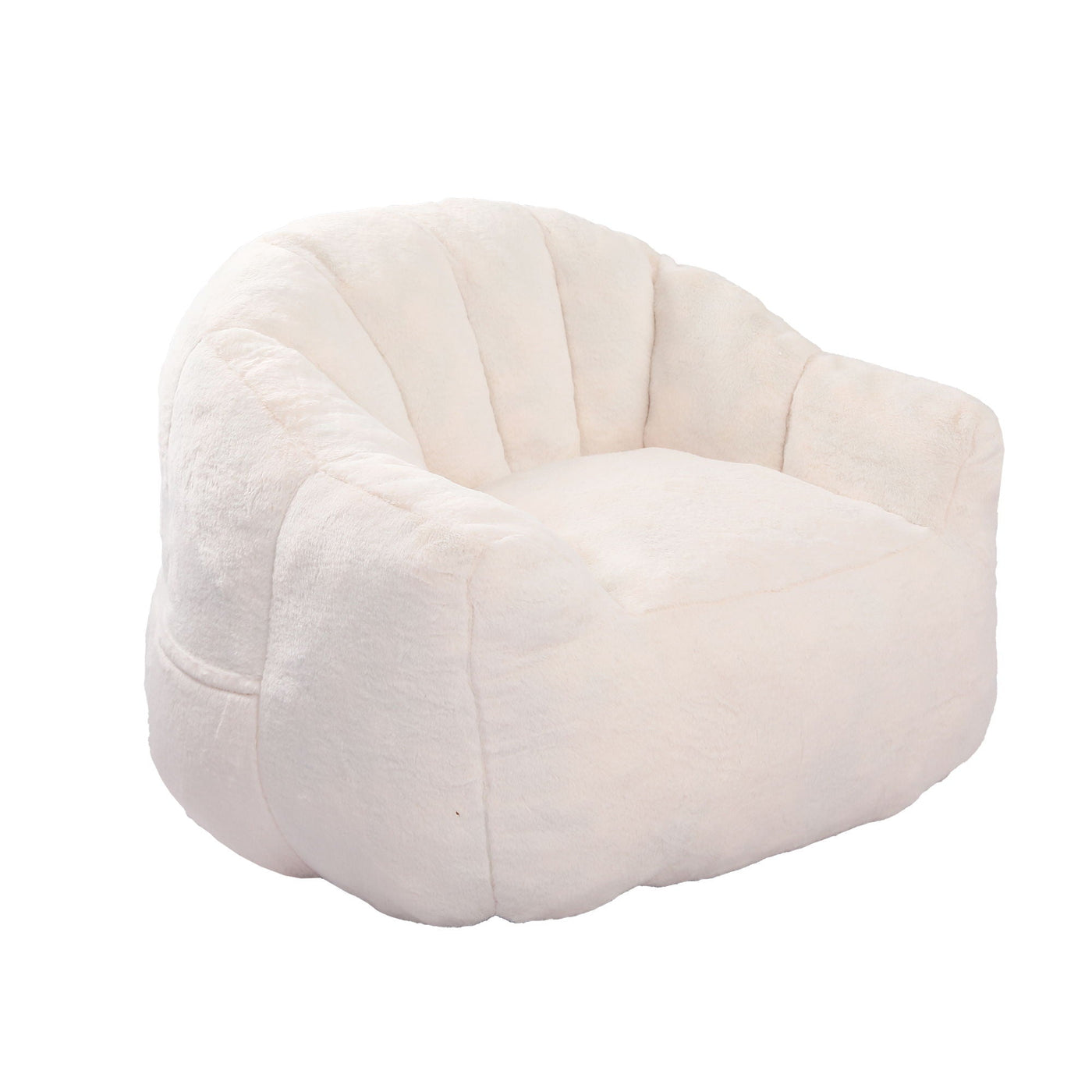 Beanbag Chair, Beanbag Sofa Chair With Armrests Stuffed High Density Foam by Unique Piece Furniture