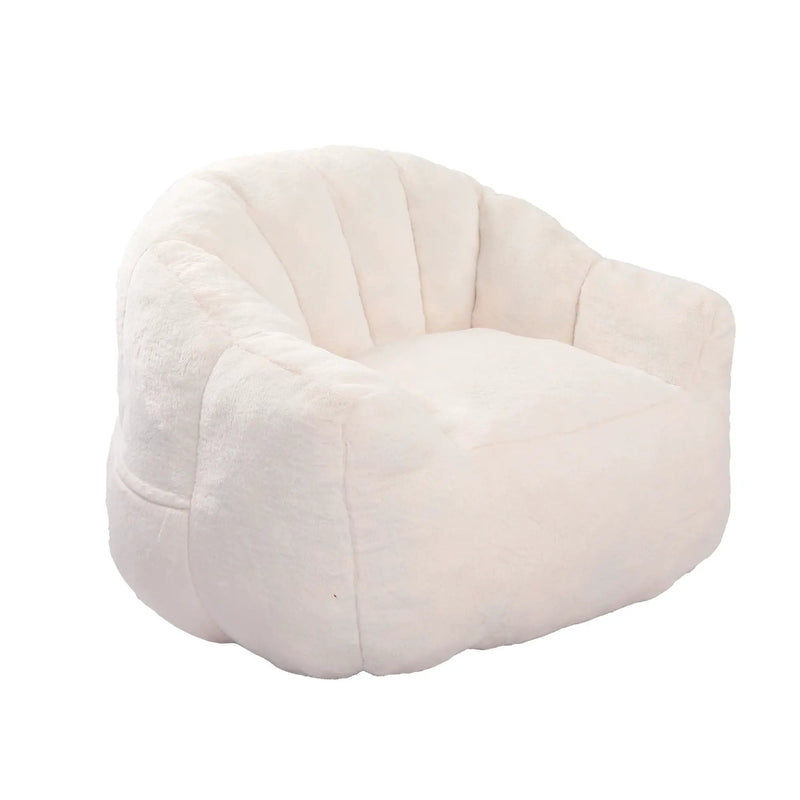 Beanbag Chair, Beanbag Sofa Chair With Armrests Stuffed High Density Foam by HouseOfZazla