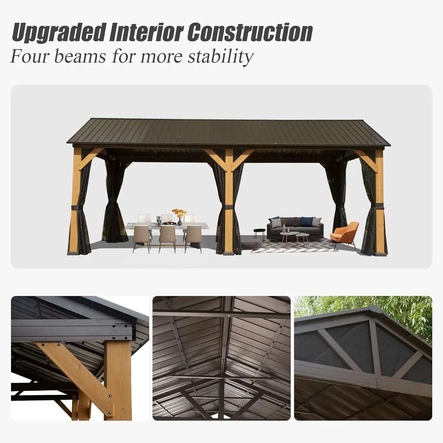 Cedar Wood Gazebo by HouseOfZazla