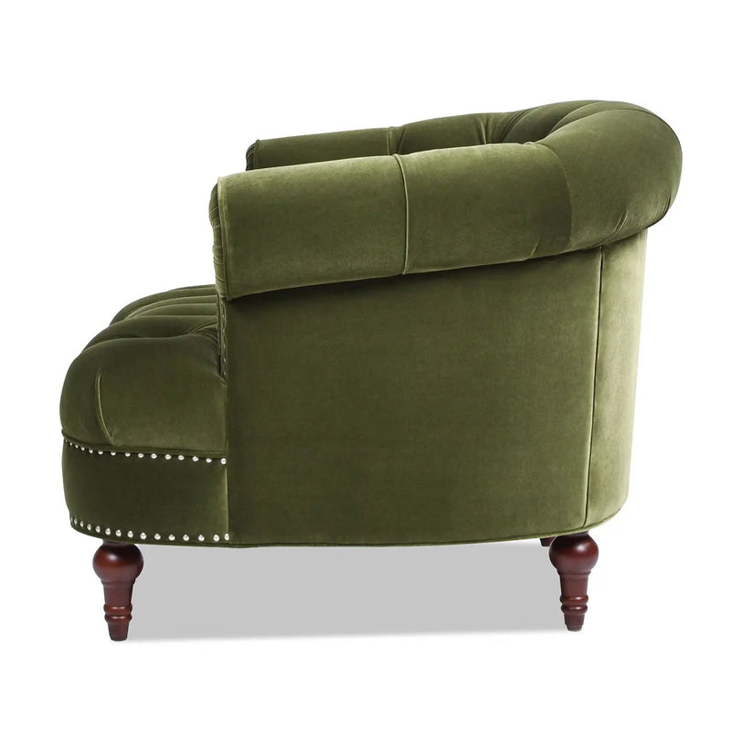 La Rosa - Victorian Tufted Upholstered Accent Chair by HouseOfZazla