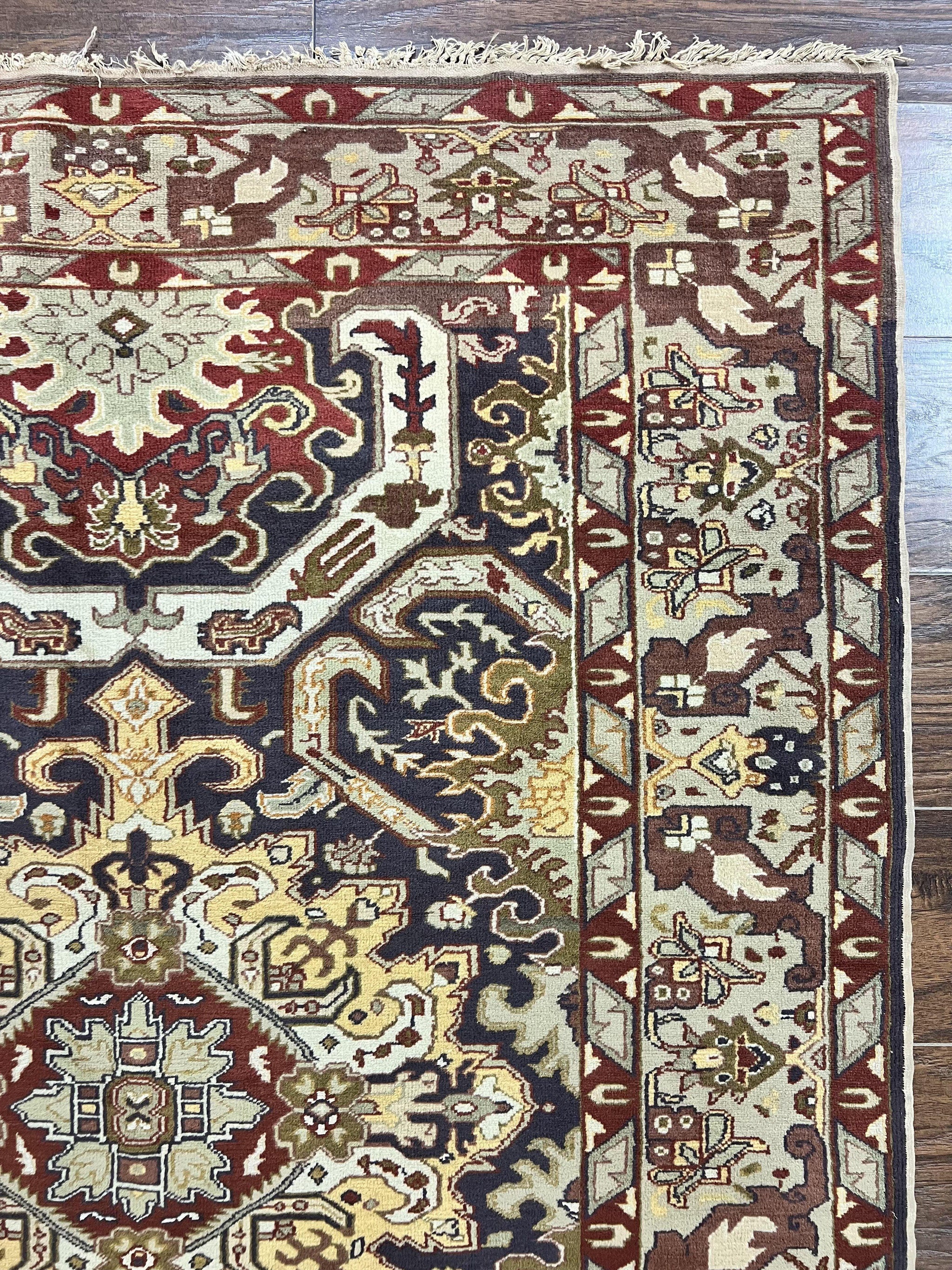 Antique Caucasian Rug, Kuba Seychour Rug, Handmade Wool Oriental Carpet, Azerbaijan Rug by Jewel Rugs