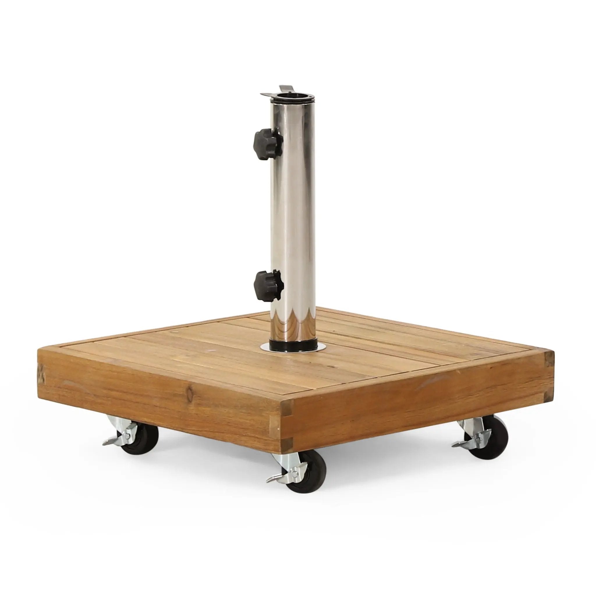 Ralph Square Umbrella Base - Teak by HouseOfZazla