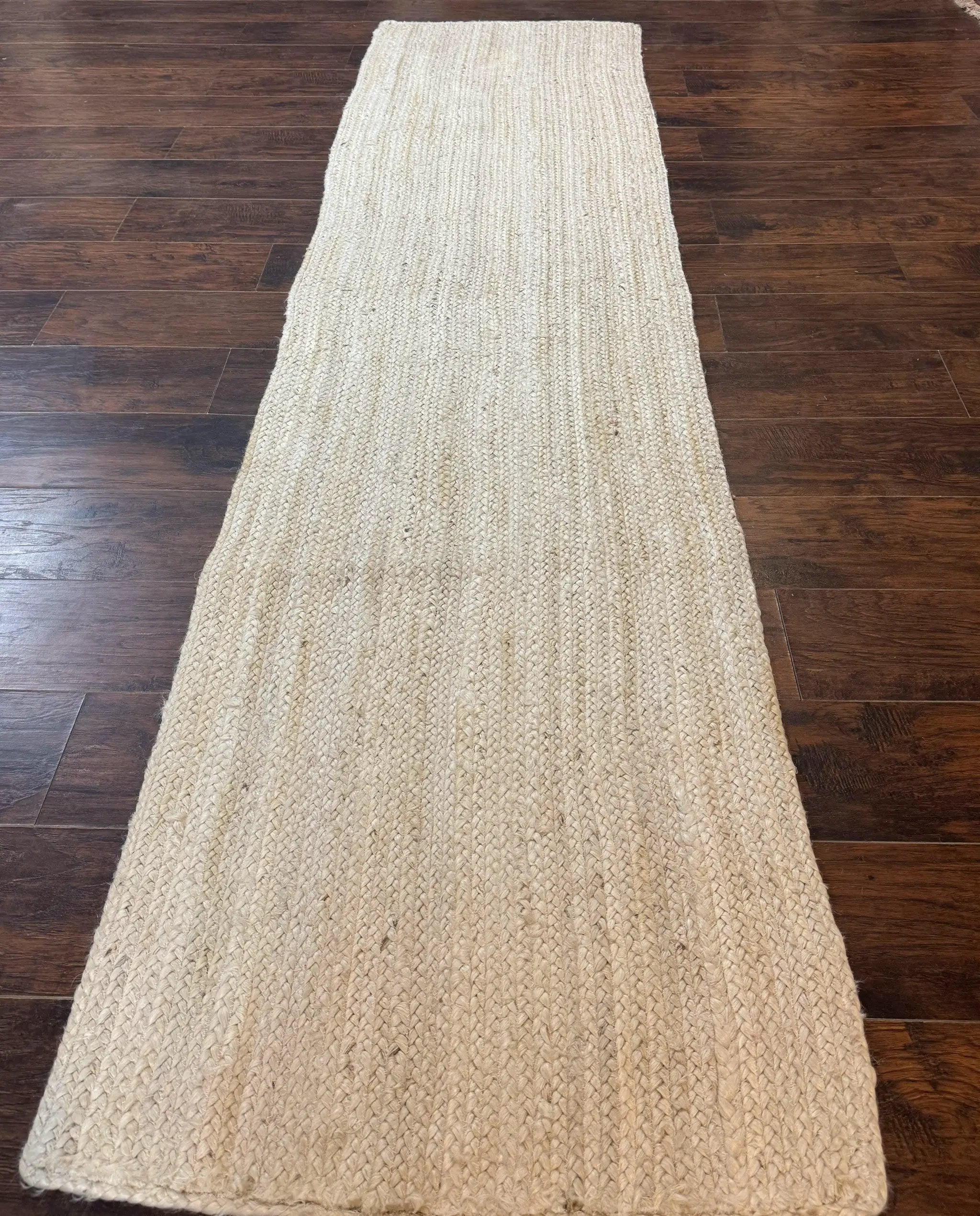 Modern Jute Runner Rug 2.7 x 10, Rug for Hallway or Kitchen, Farmhouse Rug by Jewel Rugs
