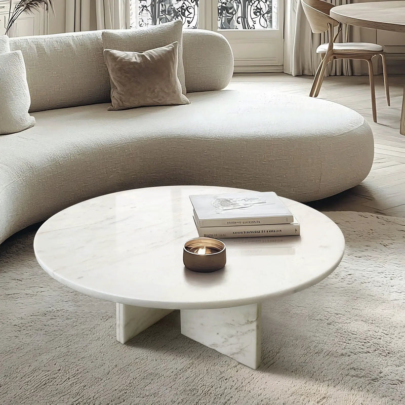 Luxury Coffee Table With Unique Veining, Unique Stone Design by HouseOfZazla