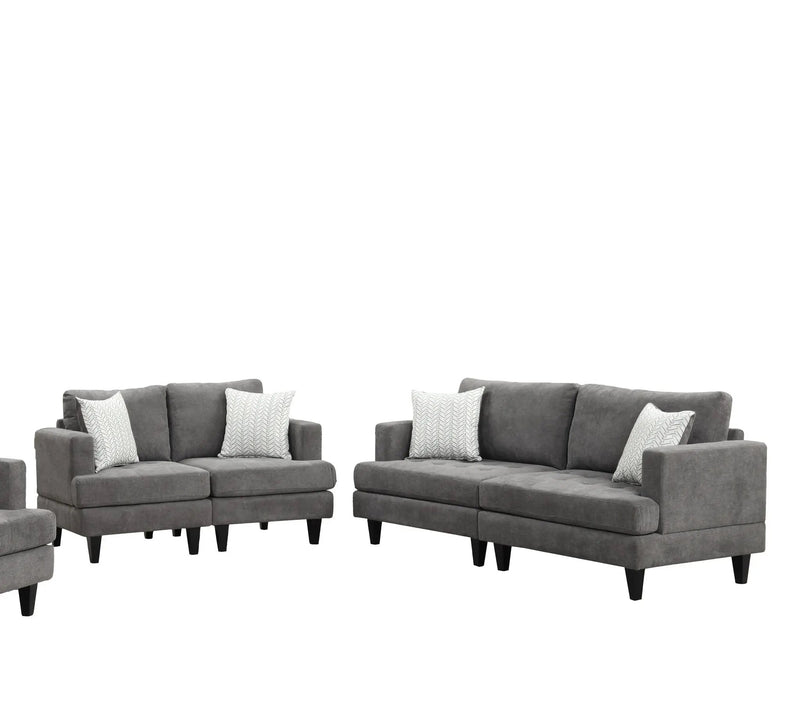 Callaway - Comfort Living Room Set With Throw Pillows by HouseOfZazla
