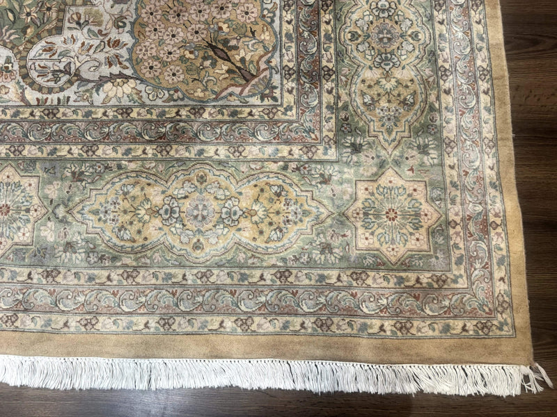 Pak Persian Rug 9x12, Diamond Panel Design, Fine 225 KPSI, Wool by Jewel Rugs