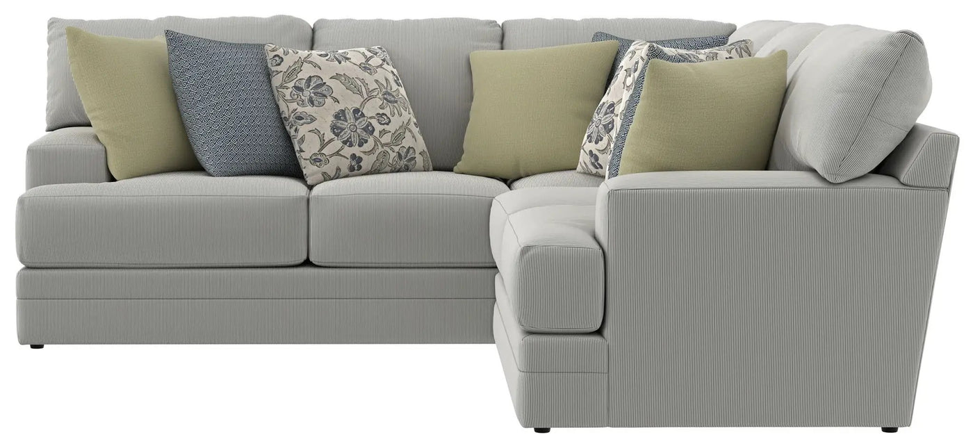Stockbridge - Sectional With Comfort Coil Seating And 9 Accent Pillows Included by Unique Piece Furniture