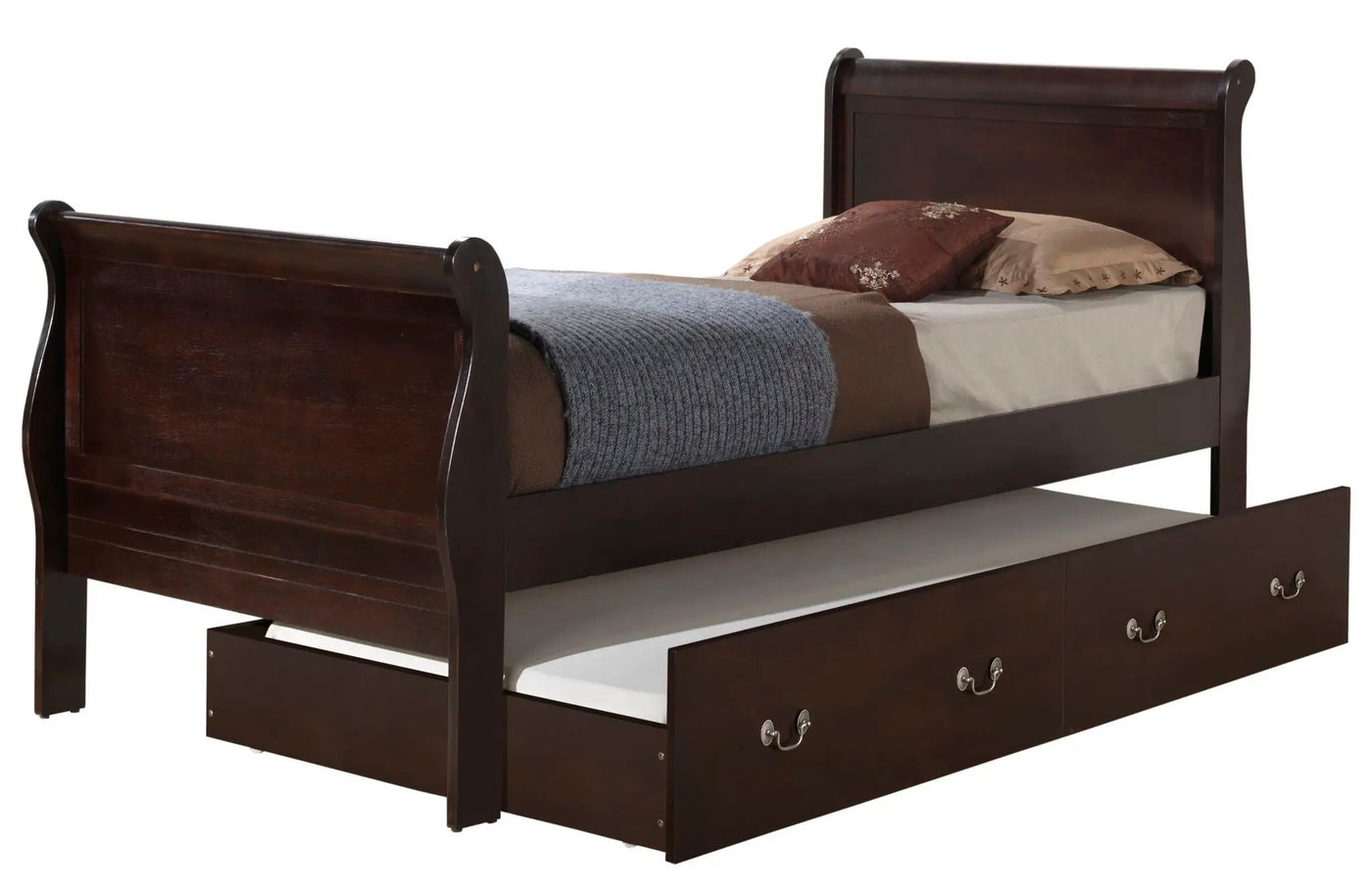 Elegant Trundle Bed With Timeless Charm by HouseOfZazla
