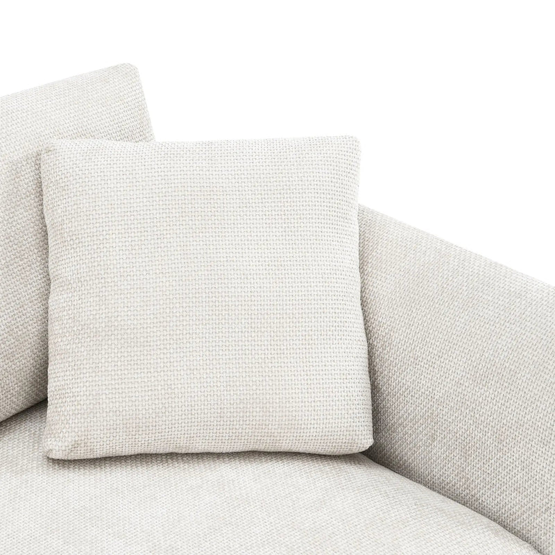 Modern Cloud Sectional Sofa L Shaped Luxury Couch Set With 2 Free Pillows 4 Seat With Oversized Chaise by HouseOfZazla