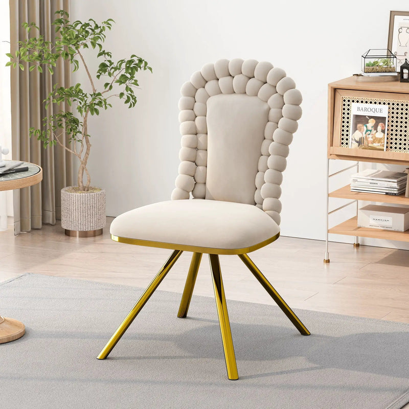 Upholstered Swivel Dining Chairs (Set of 2) by HouseOfZazla