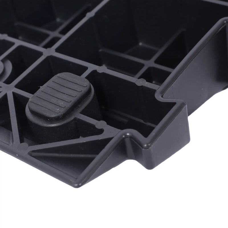 Heavy Duty Plastic 4" High Portable Automotive Curb Ramp For Cars & Wheelchairs Interlocking Design - Black by HouseOfZazla