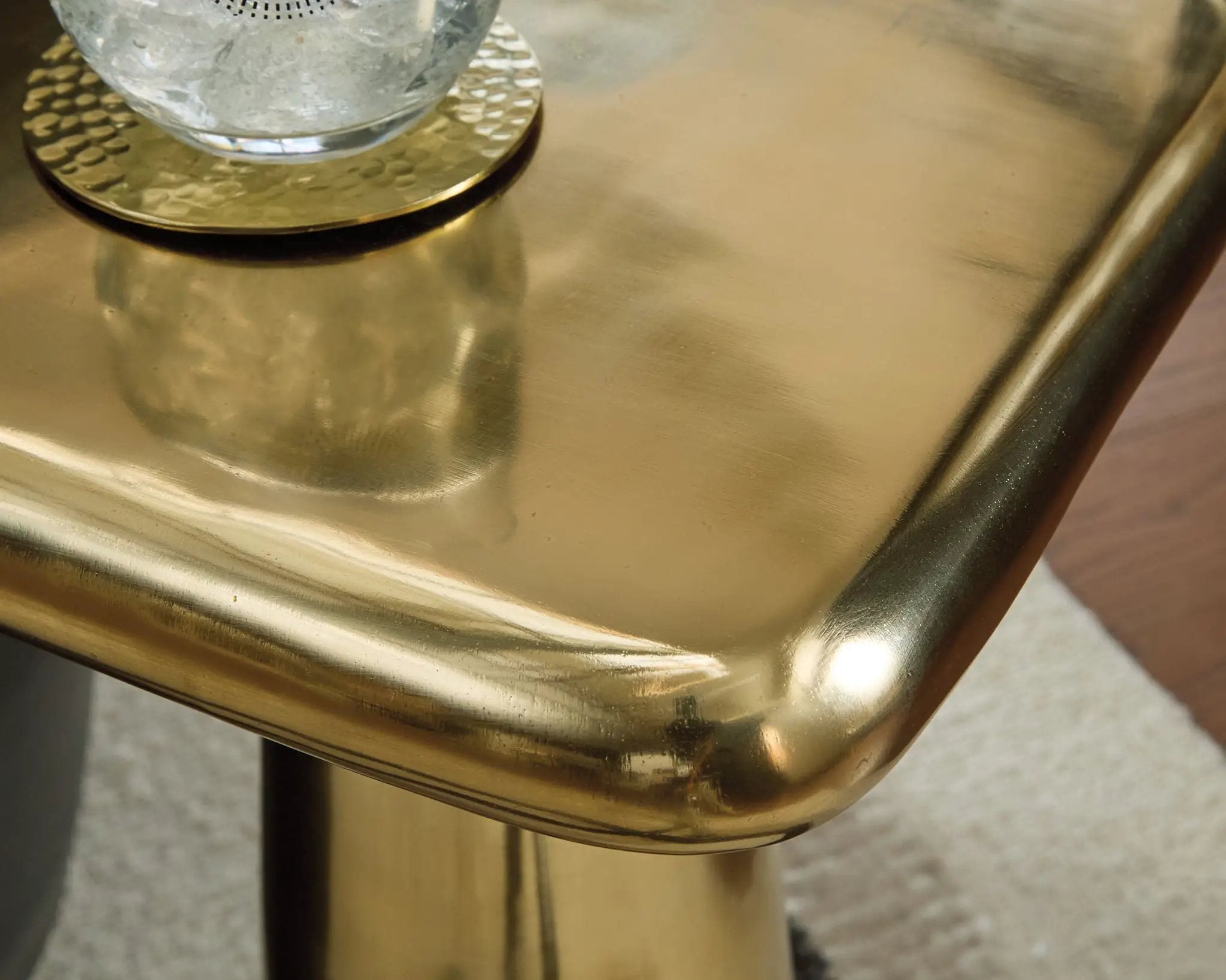 Dallenburg - Accent Table - Gold Finish by Unique Piece Furniture
