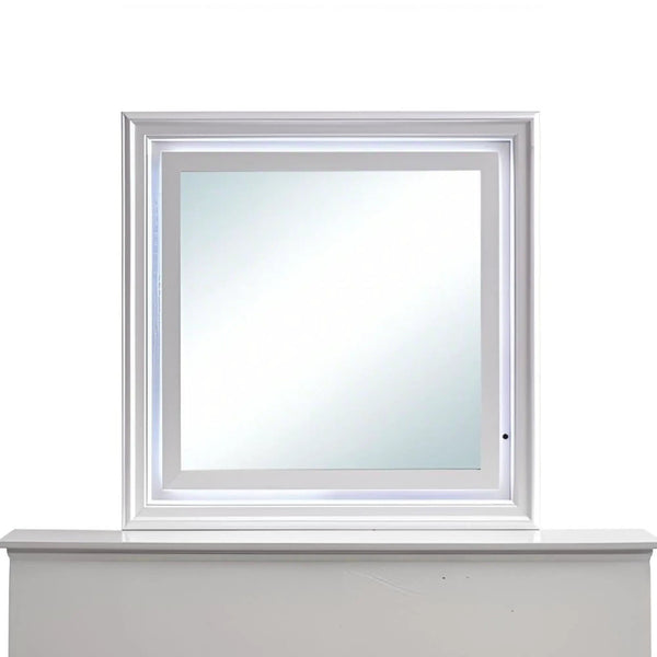 Verona - Mirror With Premium Low Distortion Glass - White