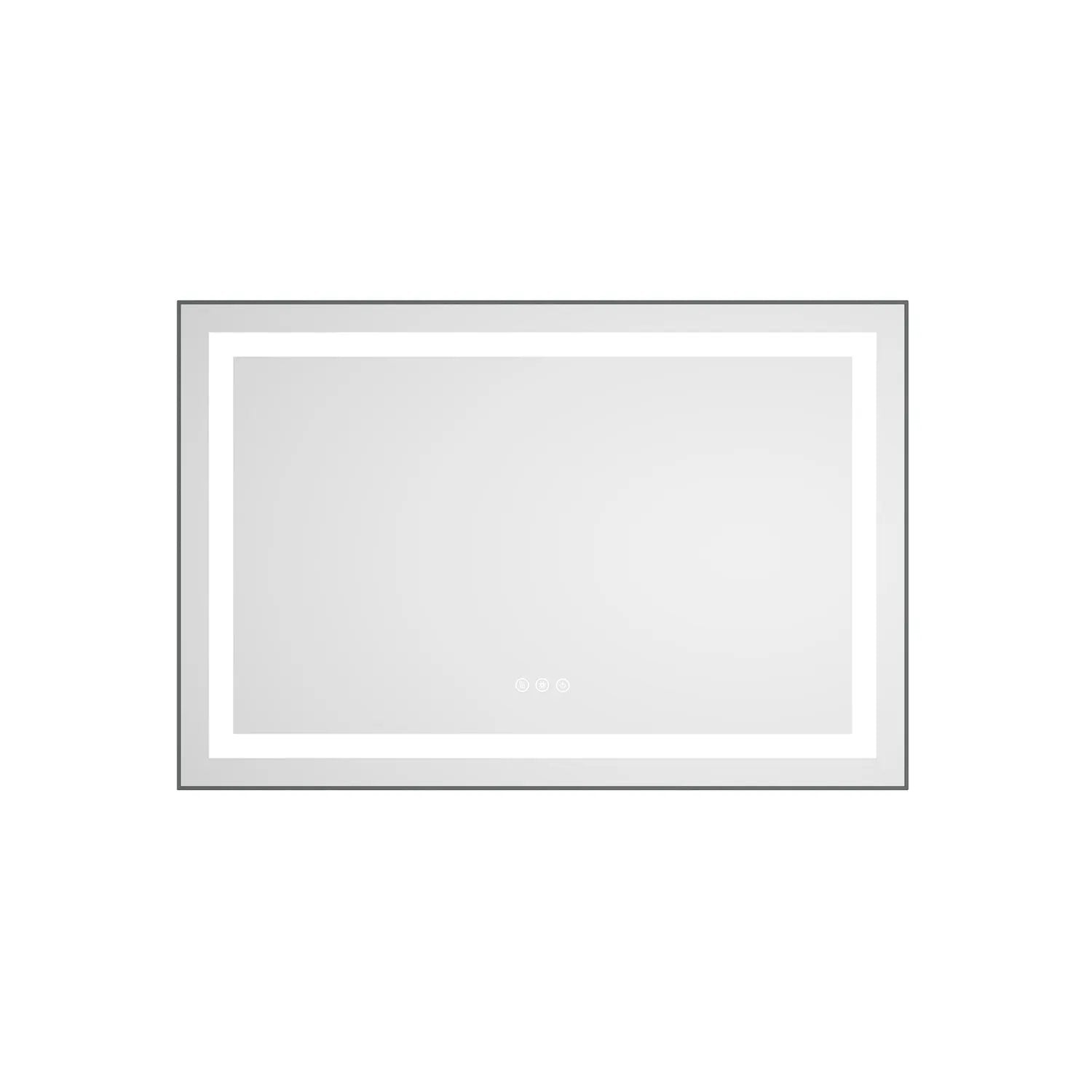 36" x 24" LED Bathroom Mirror with Front and Backlight by HouseOfZazla