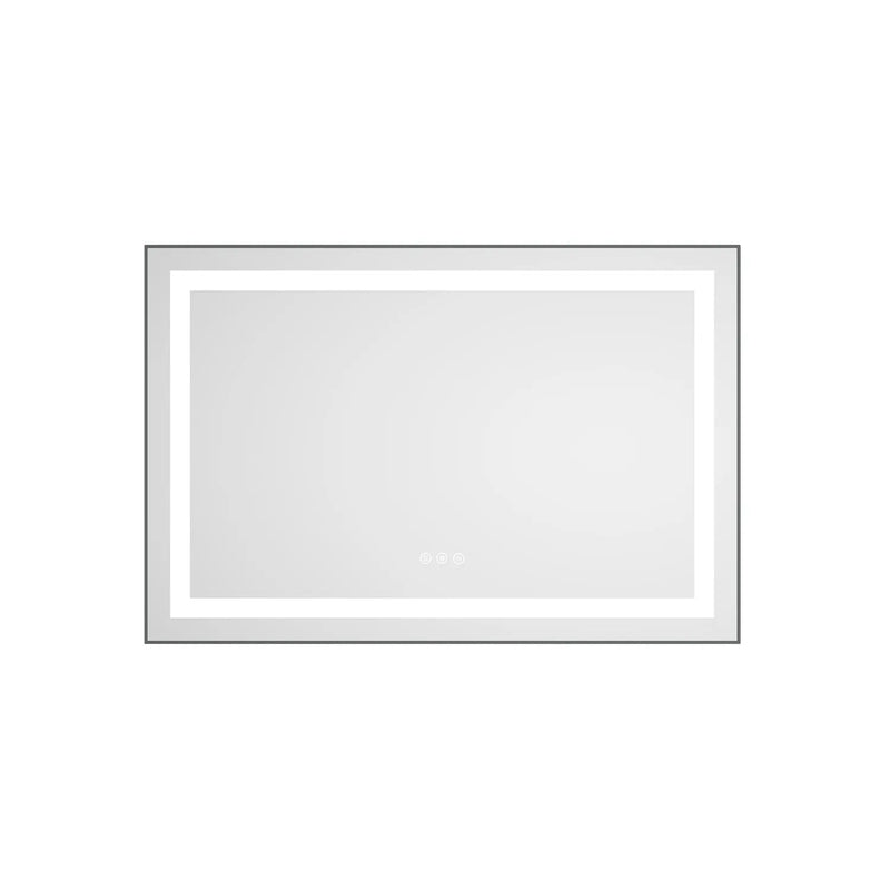 36" x 24" LED Bathroom Mirror with Front and Backlight by HouseOfZazla