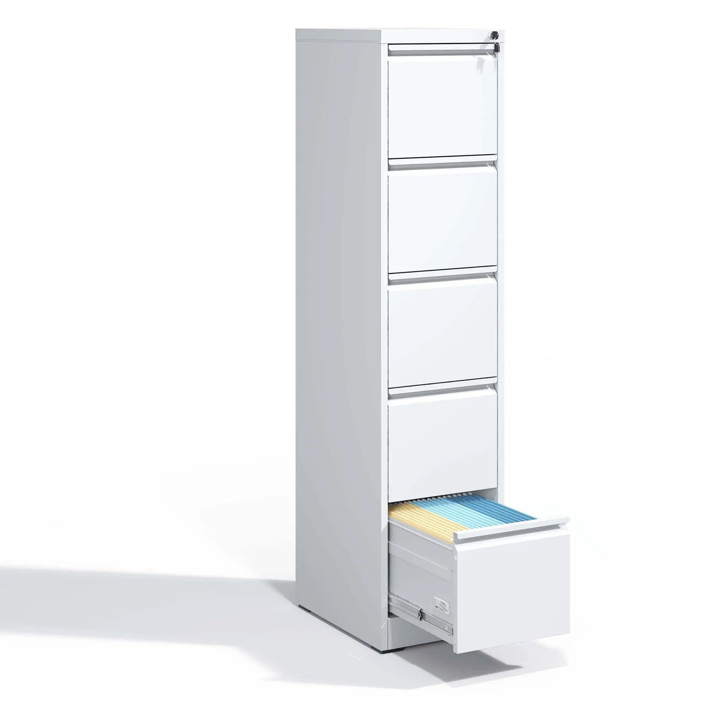 Steel Drawer Vertical File Cabinet With Lock For A4 Legal / Letter Size by HouseOfZazla