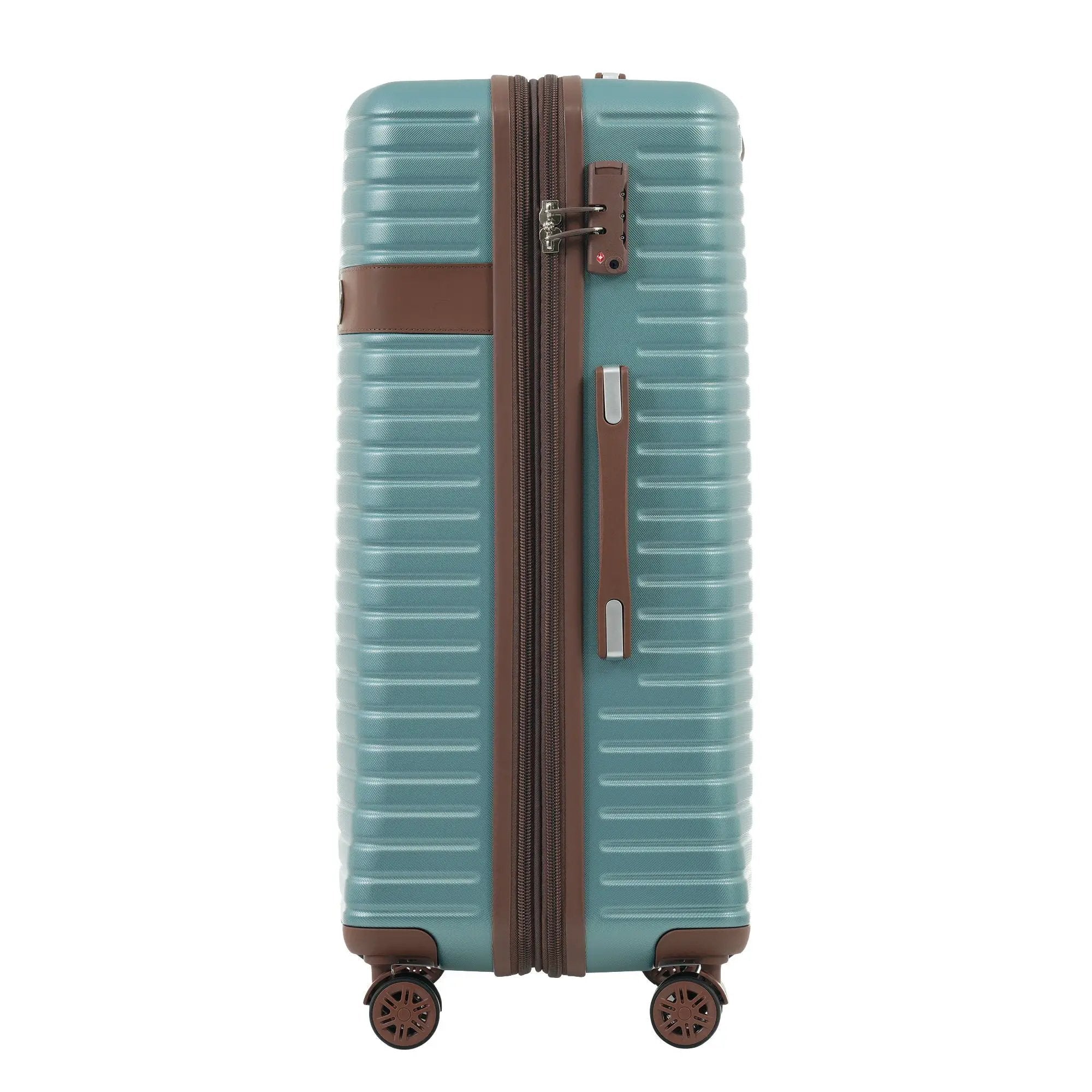 4 Piece Luggage Suitcase Set, Hard Shell Lightweight Expandable Travel Luggage With 4 Packing Cubes by HouseOfZazla