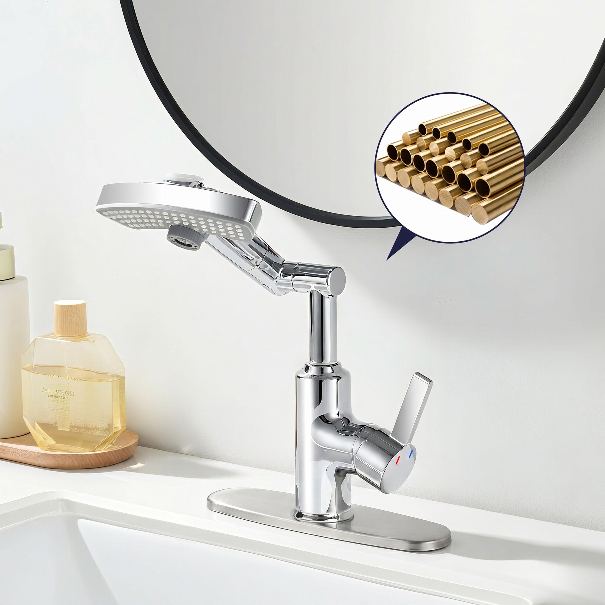 LED Temperature Display Bathroom Faucet with Digital Screen by HouseOfZazla