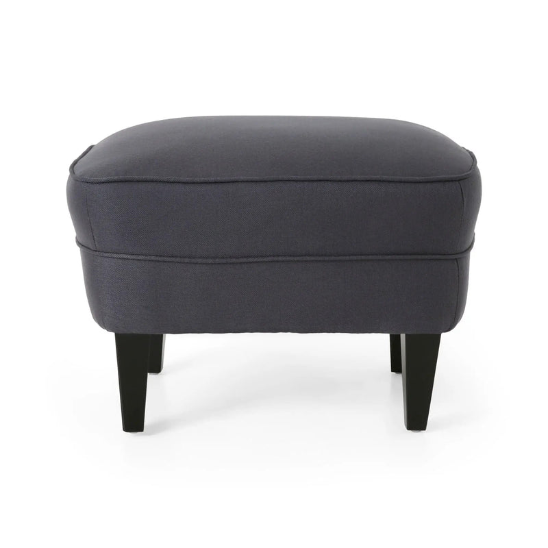 Enchante Living Room Set with Tufted Back Club Chair and Ottoman by HouseOfZazla