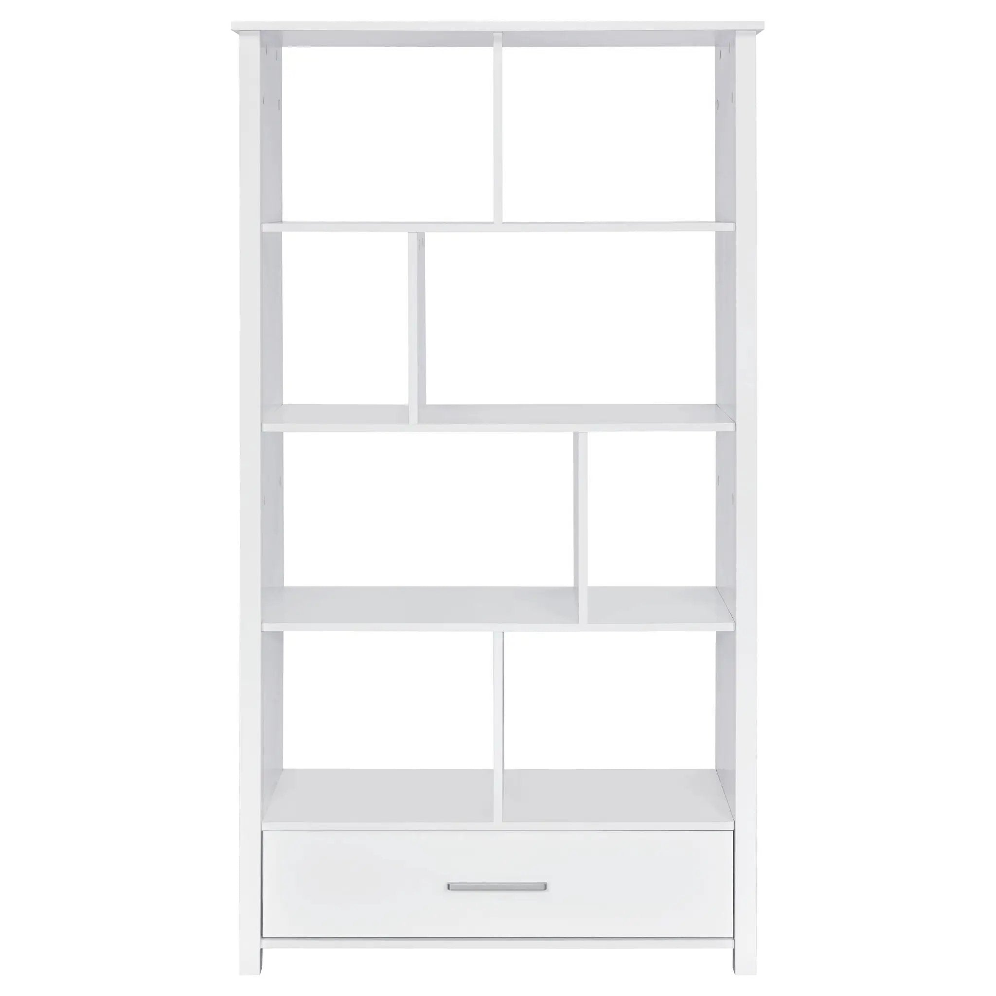 Dylan 68-inch 4-shelf Storage Bookshelf White High Gloss by Unique Piece Furniture