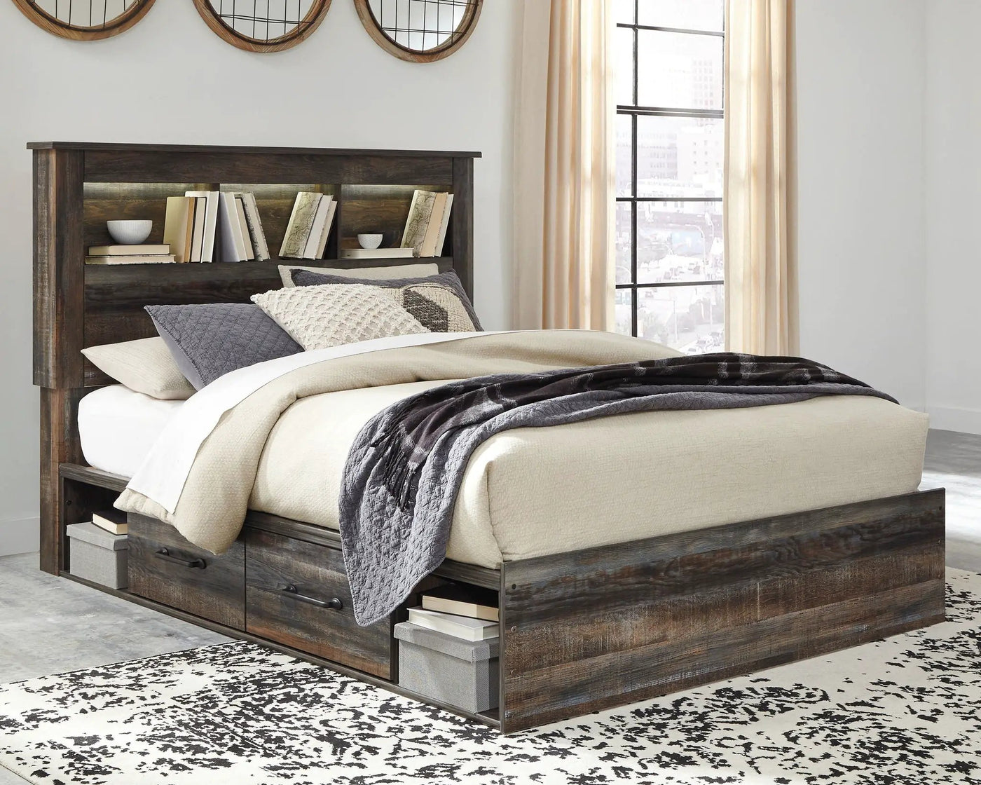 Drystan - Panel Bookcase Bed by Unique Piece Furniture