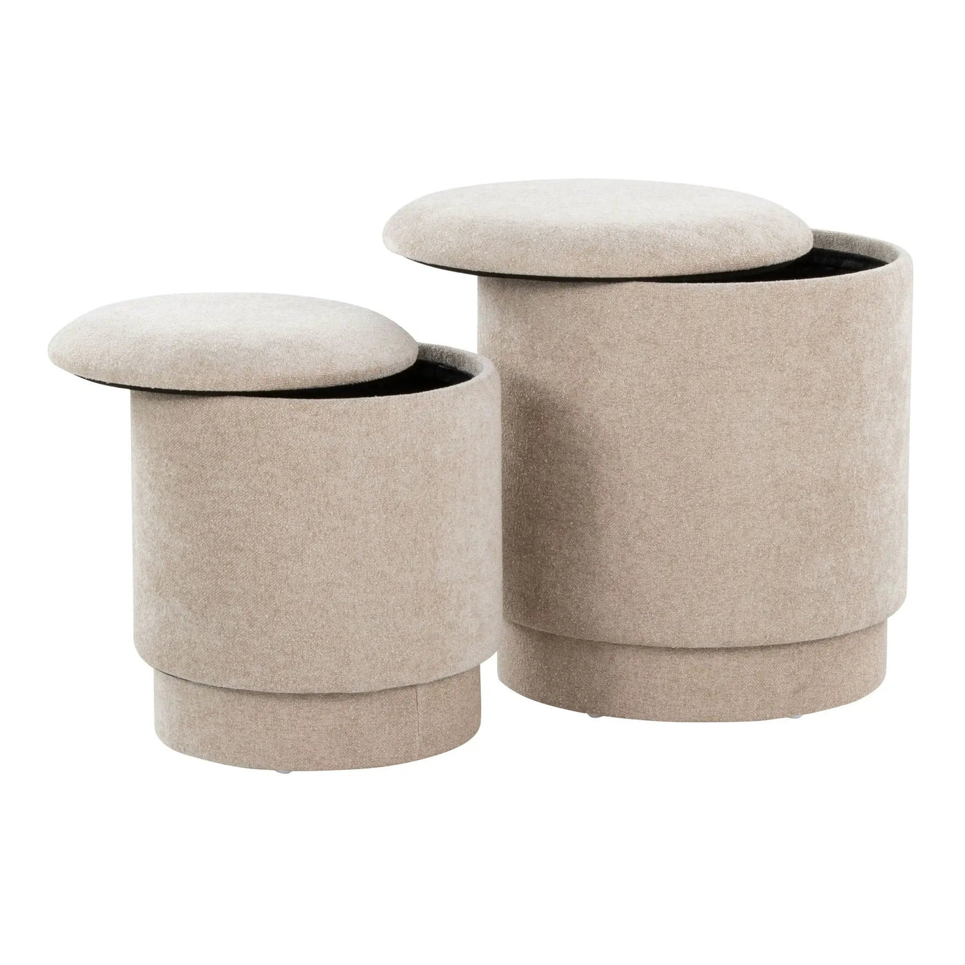Marla - Upholste Contemporary Ottoman Set by HouseOfZazla