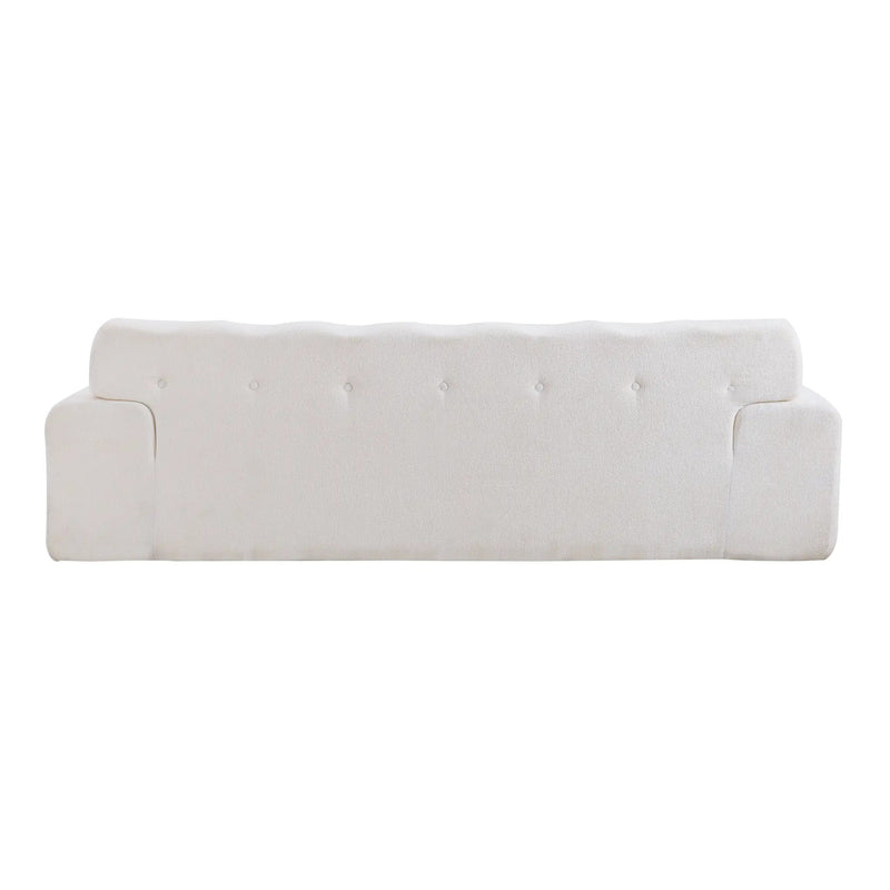 88 in. Cloud 3 Seater Chenille Sofa with Button Tufted Upholstery by HouseOfZazla