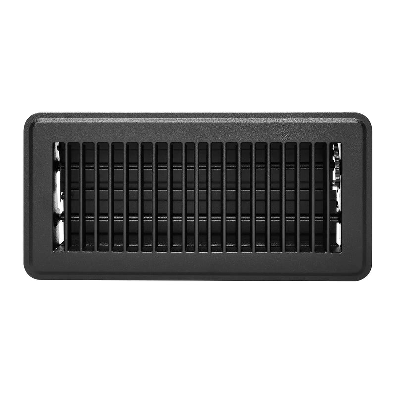 Floor Registers 4 x 10 Inch 12-Pack Iron Floor Vents for HVAC Vent Grilles by HouseOfZazla