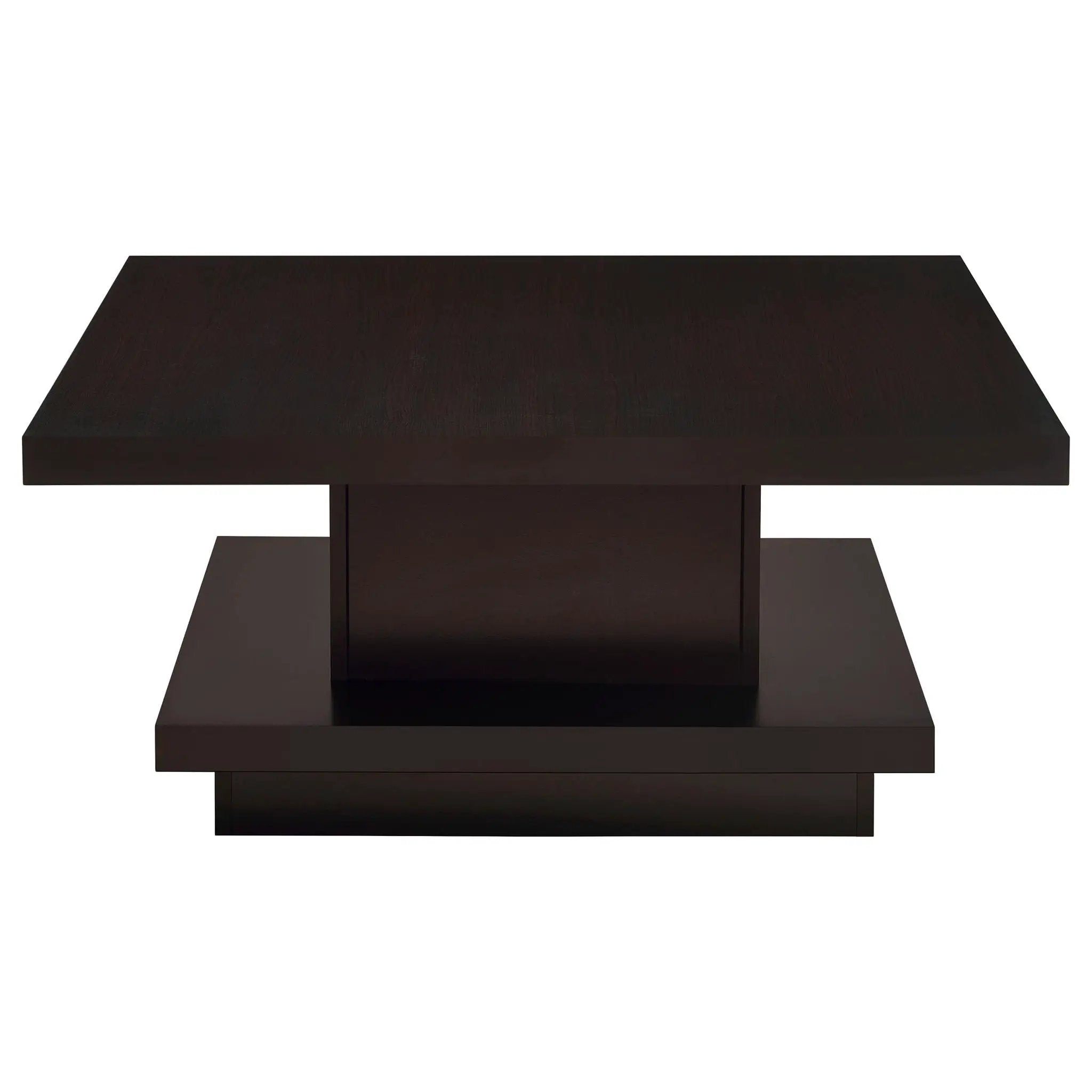 Reston 3-piece Square Coffee and End Table Set Cappuccino by Unique Piece Furniture