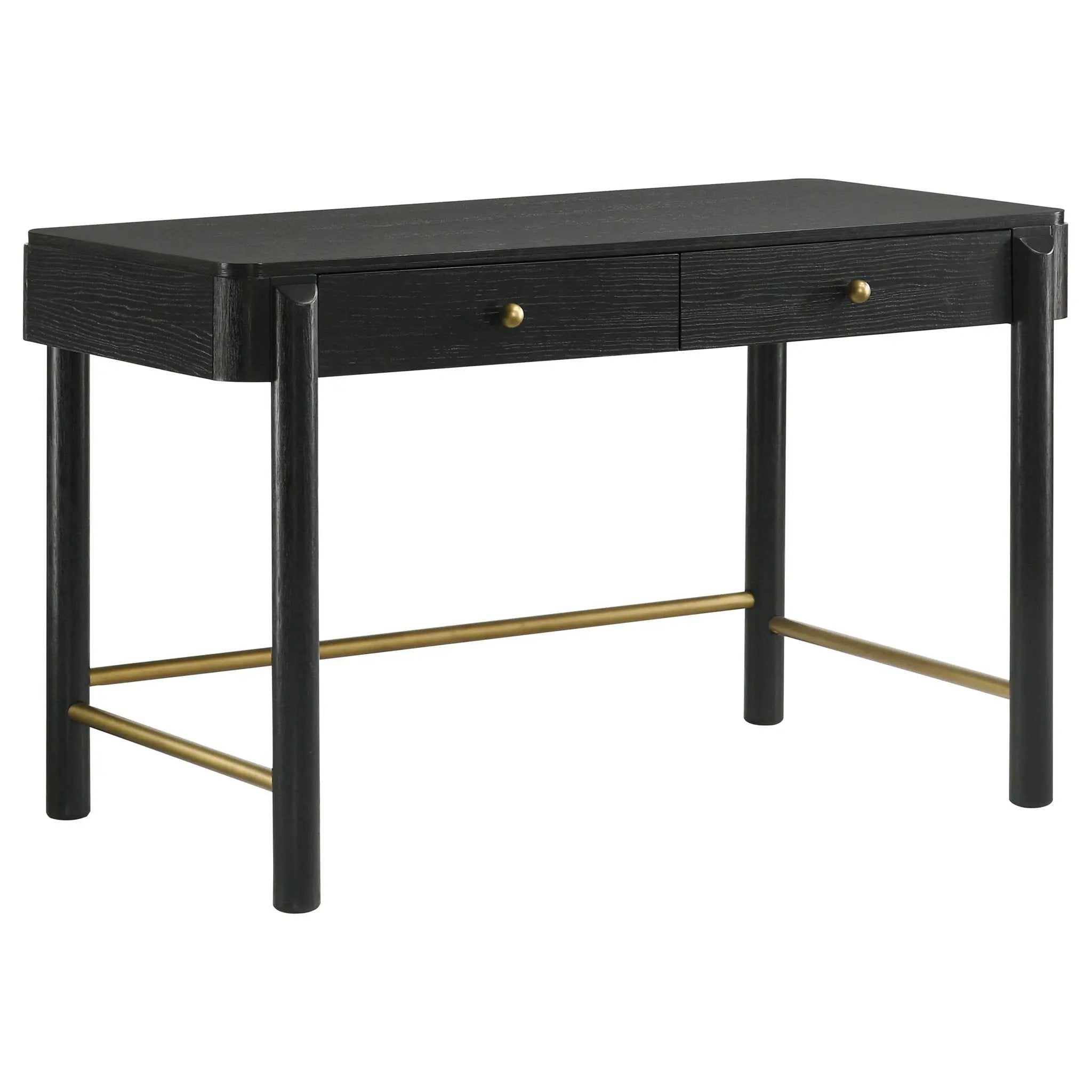 Arini 2-drawer Vanity Desk Makeup Table Black by Unique Piece Furniture