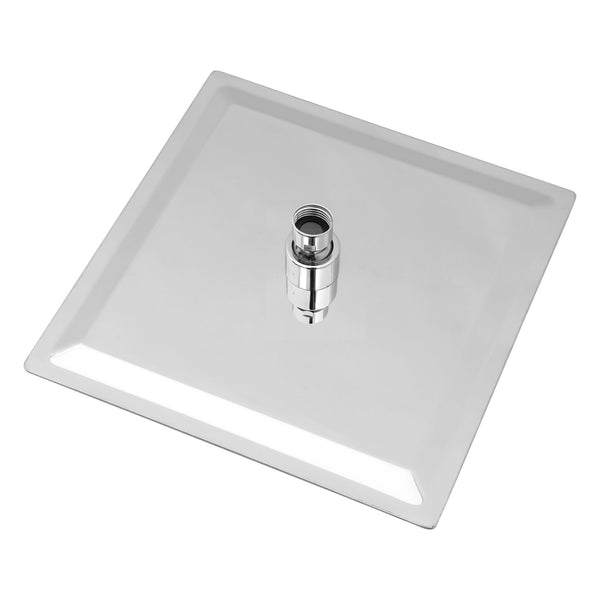 8" Square Rain Shower Head, Ceiling / Wall Mount Stainless Steel Bath Fixture
