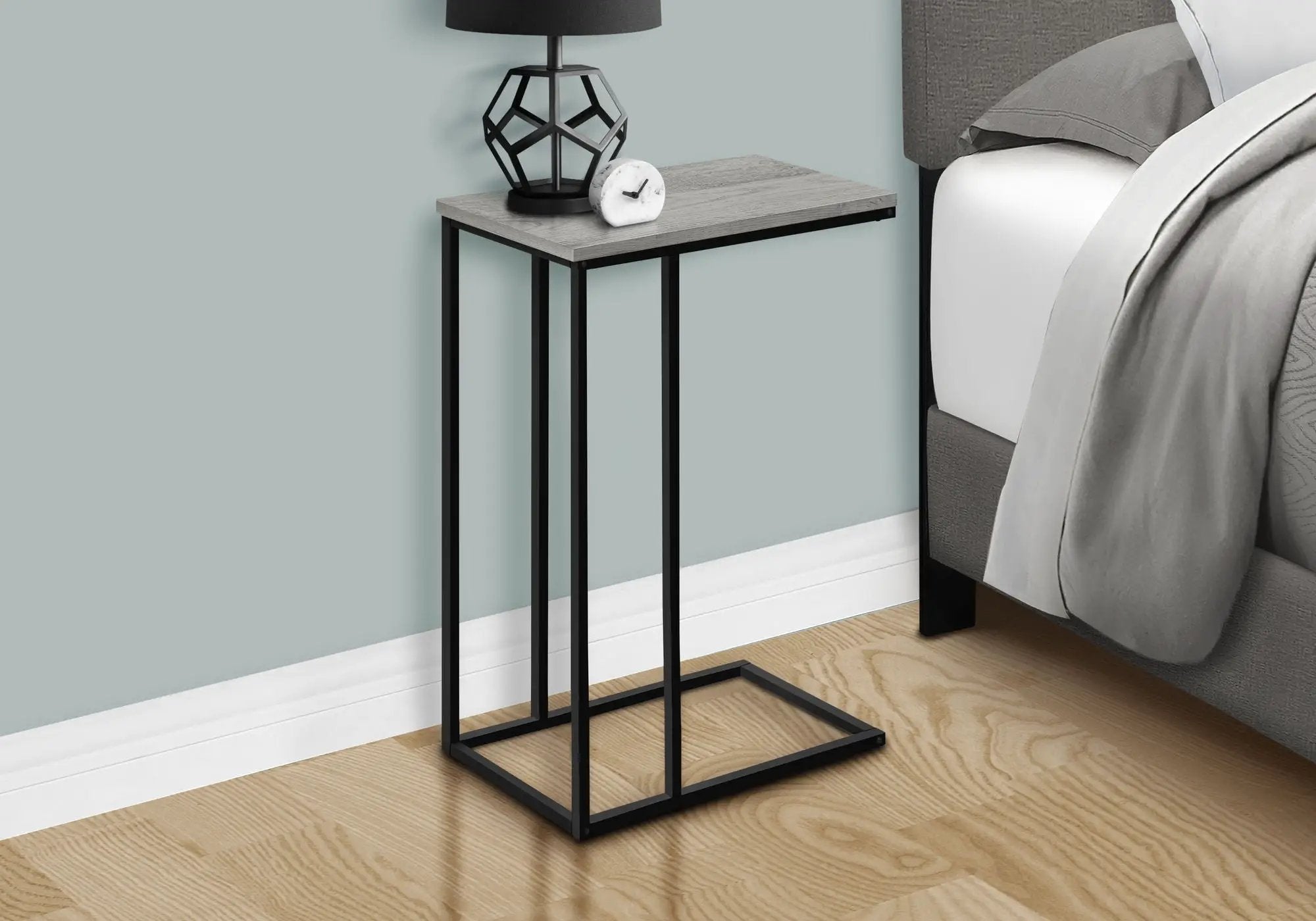 Accent Table, C - Shaped, Space-Saving Functionality by Unique Piece Furniture